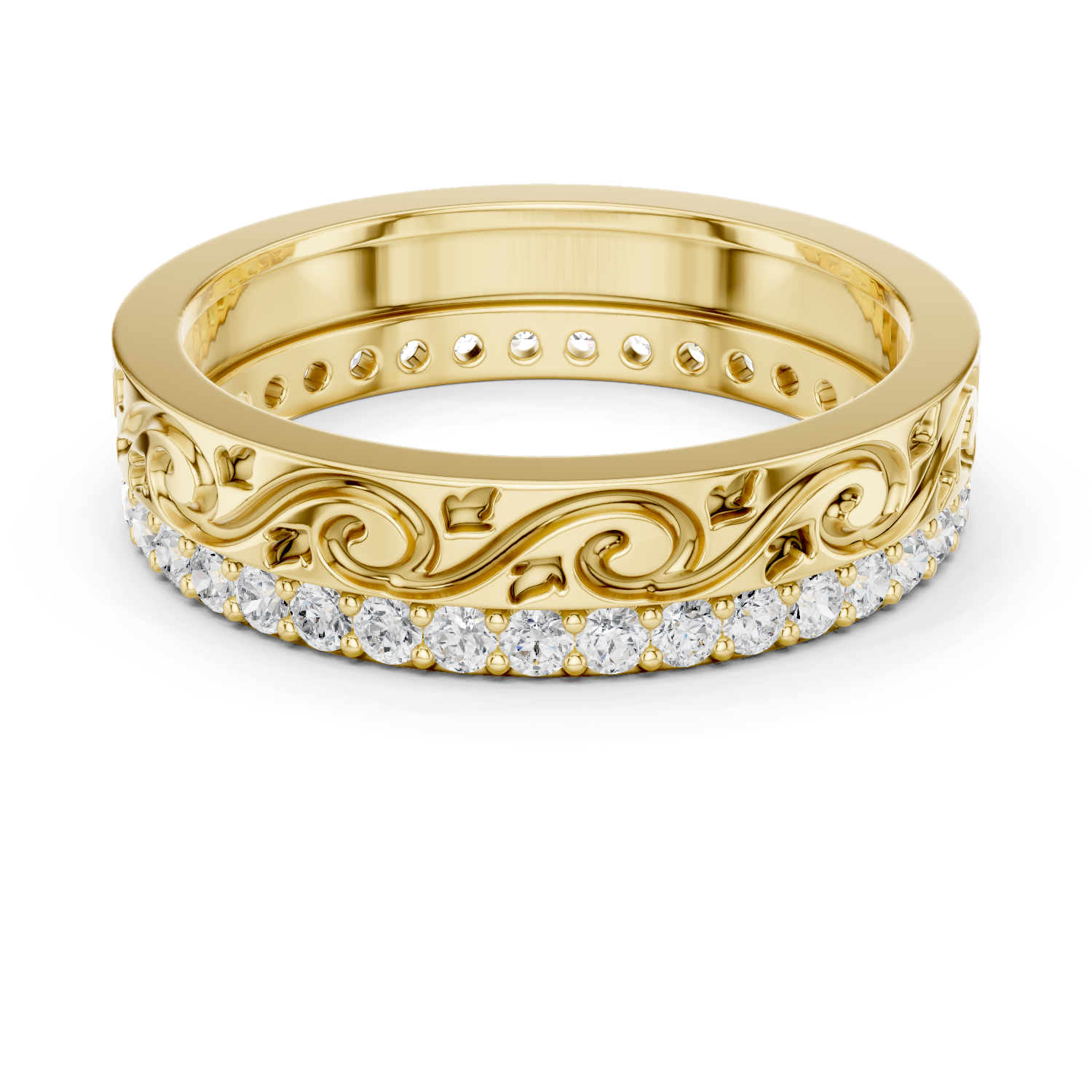 Gold Ring R22, Yellow Gold