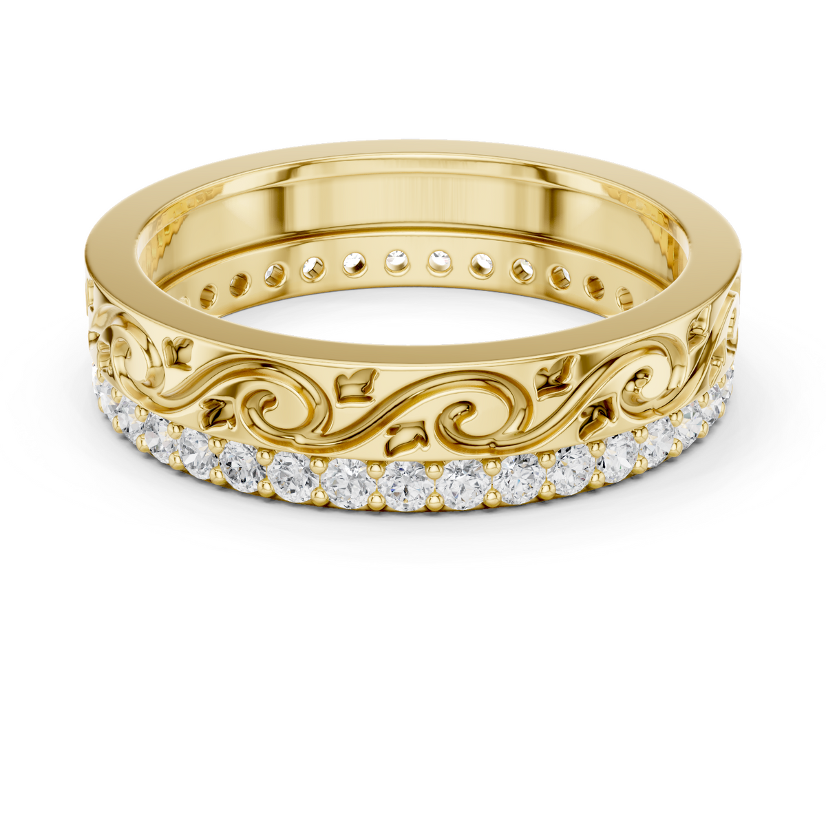 Gold Ring R22, Yellow Gold