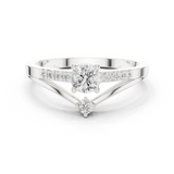 Gold Ring DDLR-835, White Gold