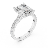 Gold Ring DDLR-773, White Gold, view 2