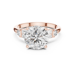 Gold Ring DDLR-157, Rose Gold, view 4