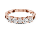 Gold Ring Ledis Ring, Rose Gold, view 4