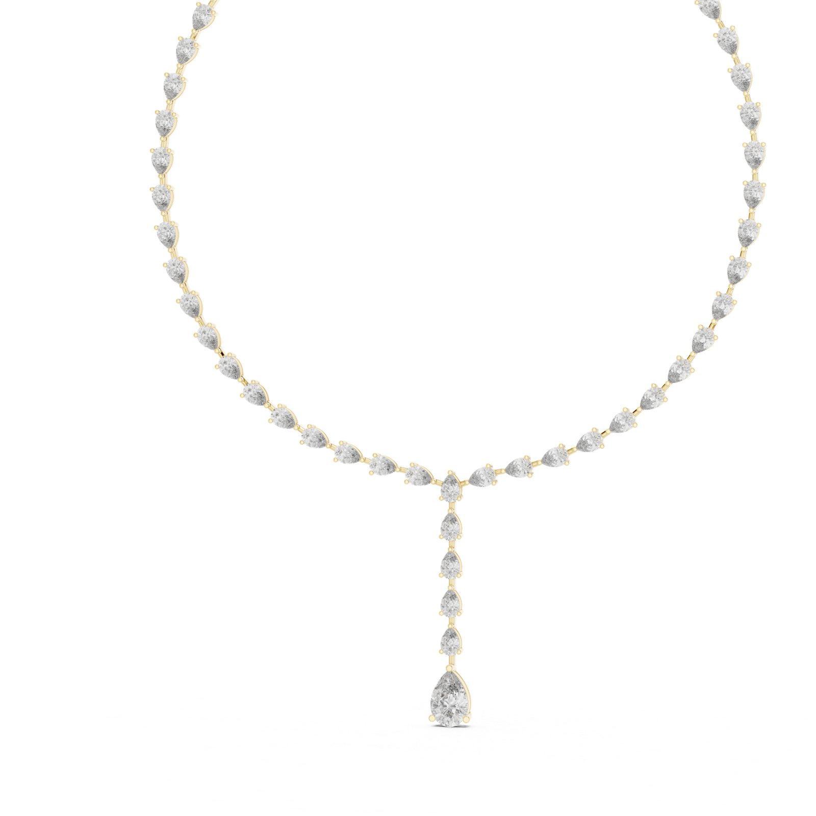 Gold Necklace GNK-0017, Yellow Gold, view 2