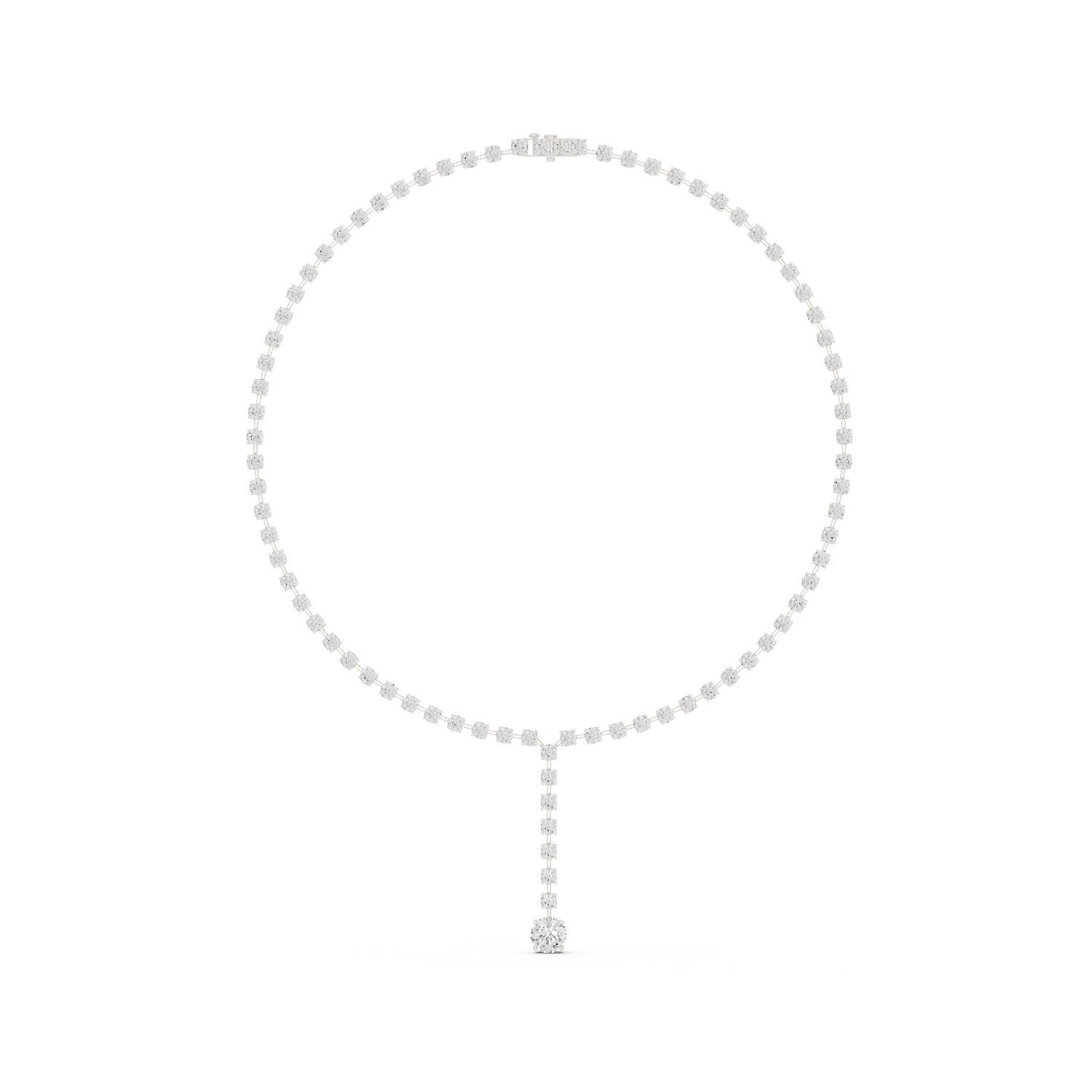 Gold Necklace GNK-0046, White Gold