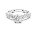 Gold Ring DDLR-642, White Gold, view 4