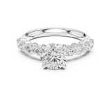 Gold Ring DDLR-642, White Gold, view 4