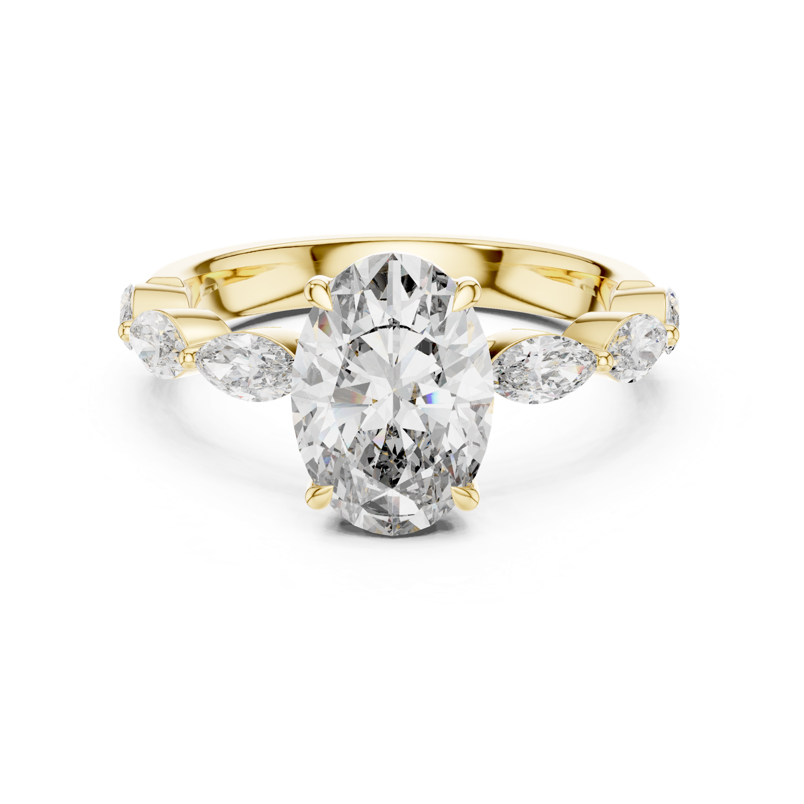 Gold Pendant 9-10031L_SS9, Yellow Gold