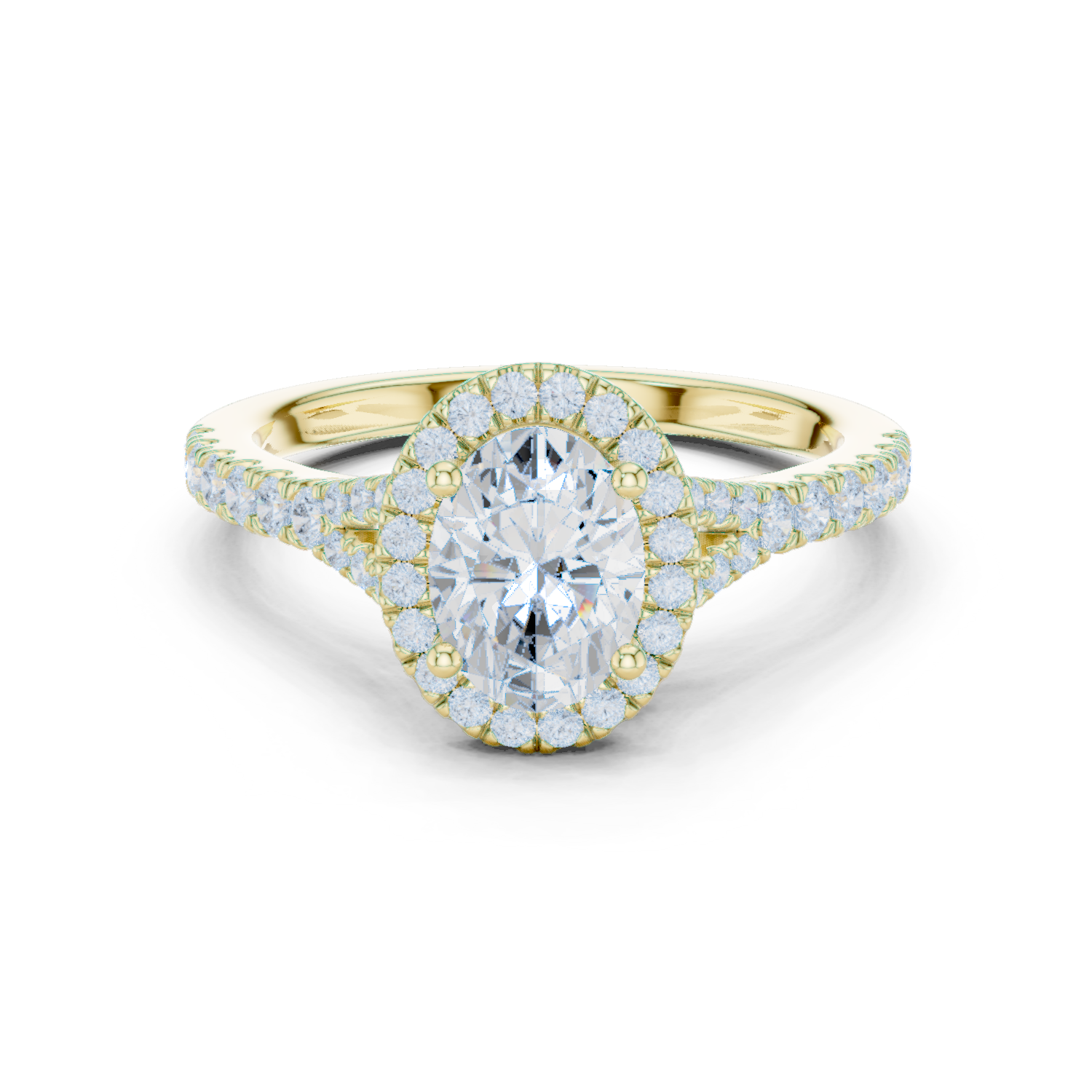 Gold Ring DDLR-910, Yellow Gold