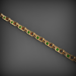 14K Solid Gold Men's Statement Link Chain, Yellow Gold