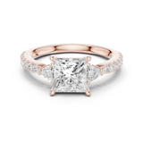 Gold Ring DDLR-861, Rose Gold