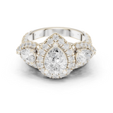 Gold Ring DDLR-298, White Gold