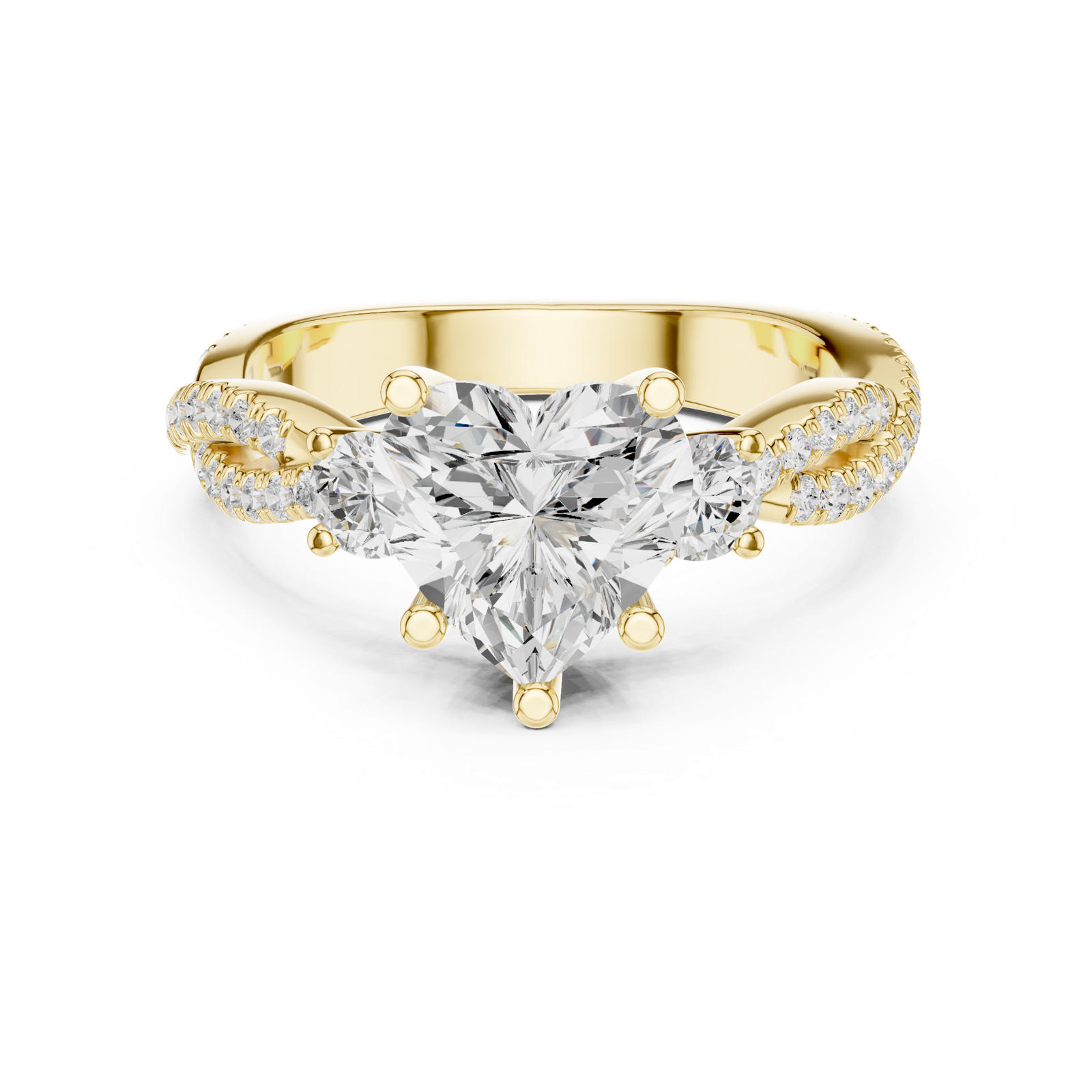 Gold Ring DDLR-1034, Yellow Gold