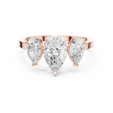 Gold Ring DDLR-1089, Rose Gold, view 4