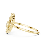 Gold Ring DR-6203, Yellow Gold, view 3