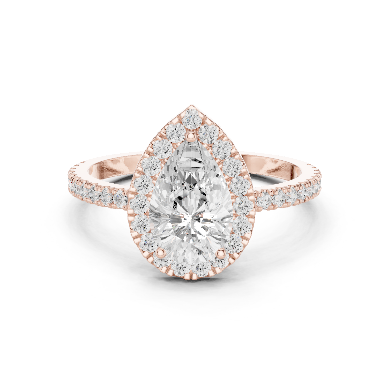 Gold Ring DDLR-1085, Rose Gold