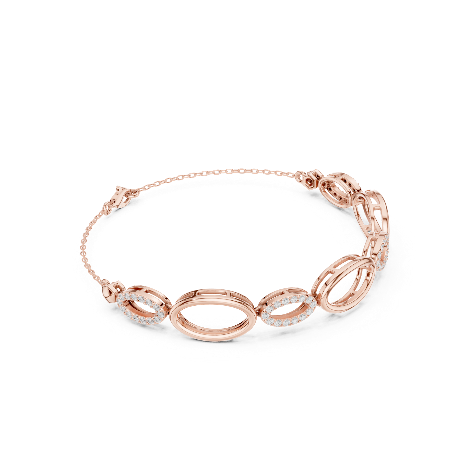 Gold Bracelet SBWB (31), Rose Gold, view 1