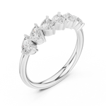 Gold Ring DDLR-580, White Gold, view 2