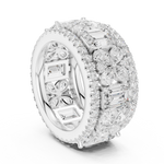 Gold Ring DDLR-305, White Gold, view 1