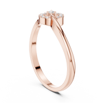 Gold Ring HLR-78, Rose Gold, view 1