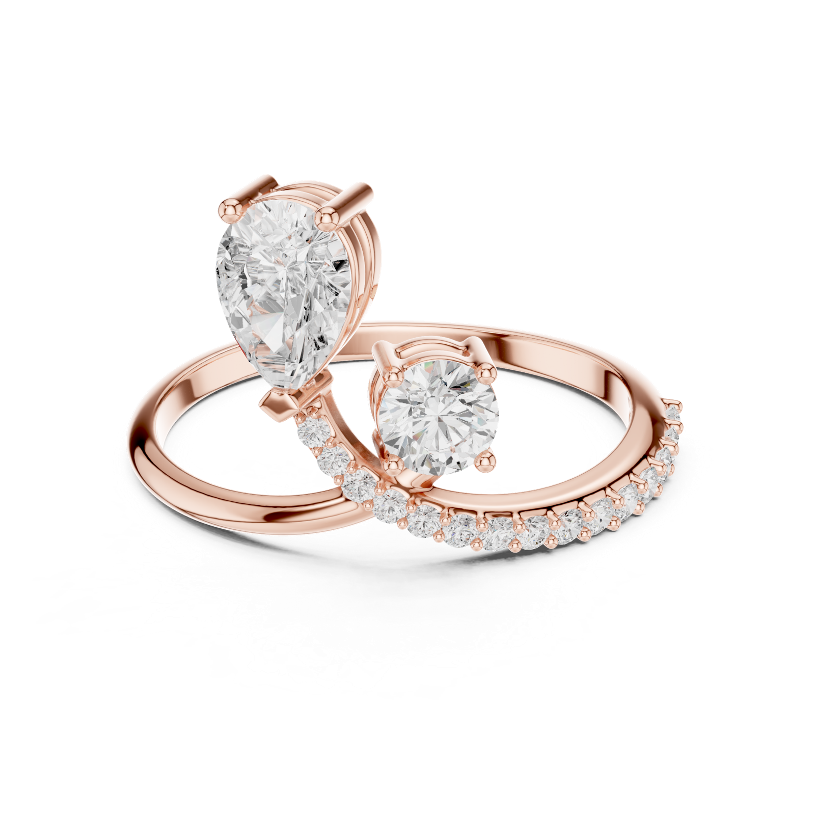 Gold Ring SBWR(59), Rose Gold
