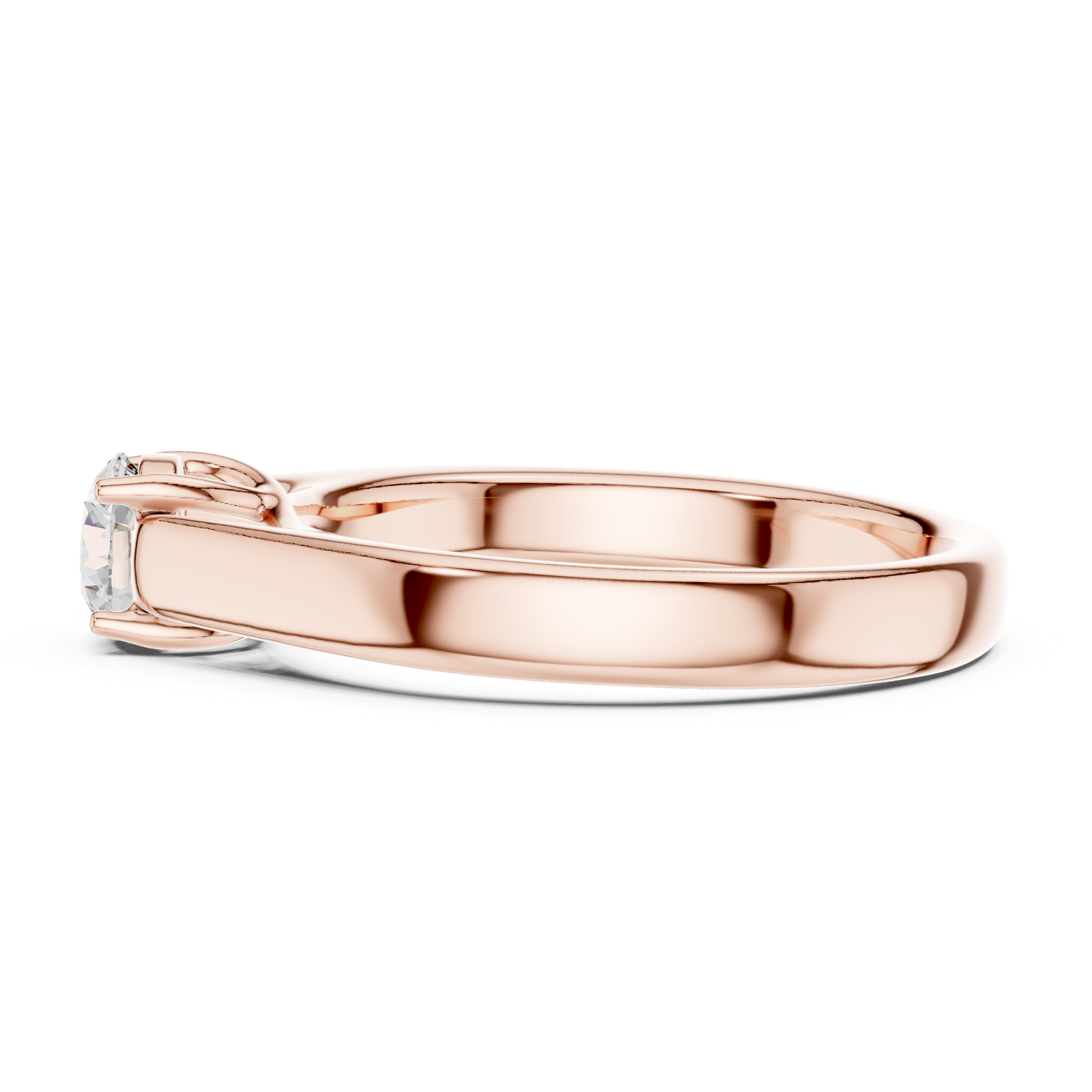 Gold Ring LR-0229, Rose Gold, view 3