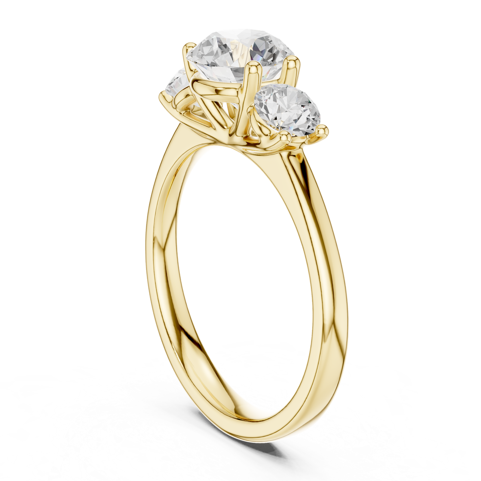 Gold Ring DDLR-638, Yellow Gold, view 1