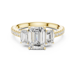 Gold Ring DDLR-790, Yellow Gold, view 4