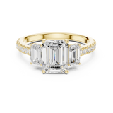Gold Ring DDLR-790, Yellow Gold, view 4