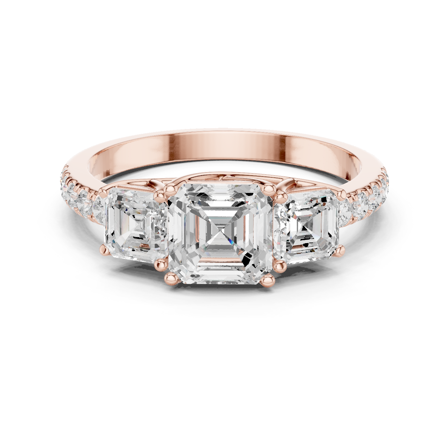 Gold Ring DDLR-1113, Rose Gold