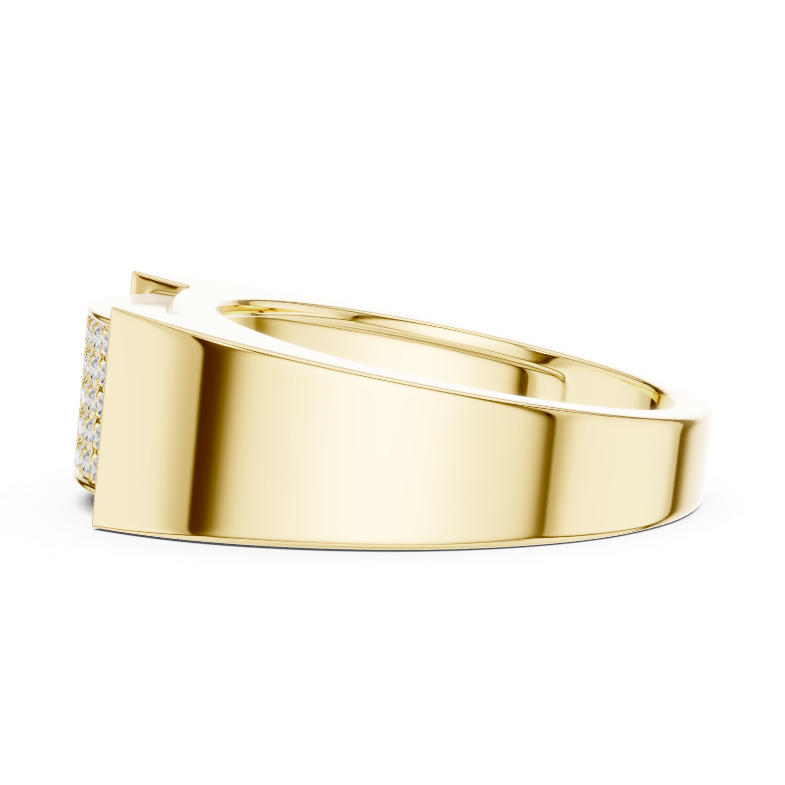 Gold Ring SBMR(49), Yellow Gold, view 3