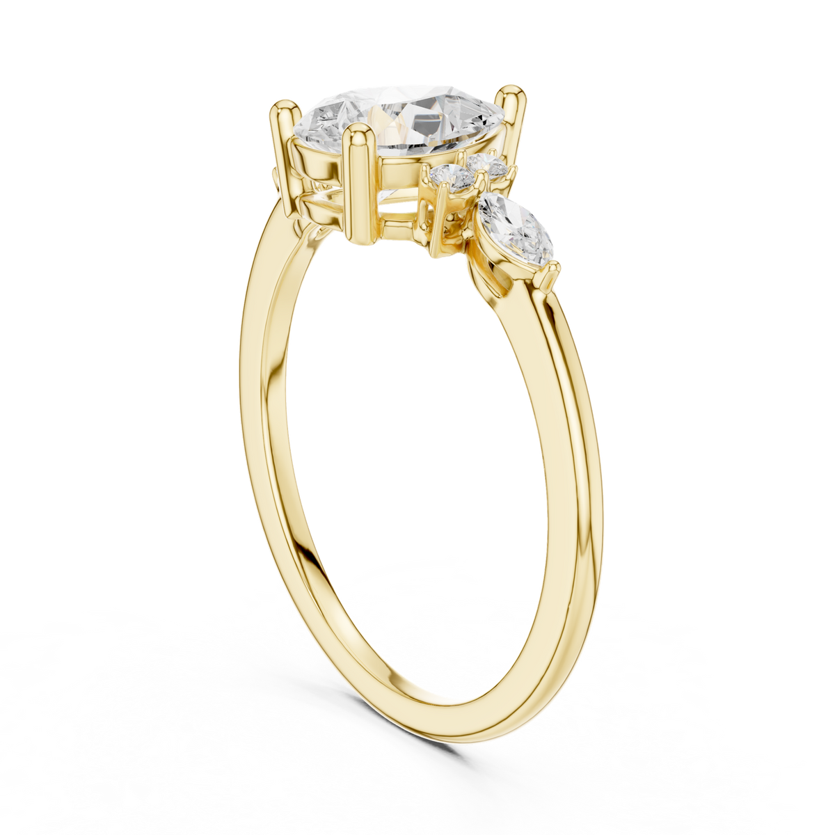 Gold Ring SBWR(35), Yellow Gold, view 1