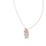Gold Pendant GPD-0023, Rose Gold, view 2