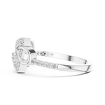 Gold Ring LR-01 (56), White Gold, view 3