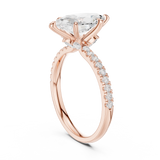 Gold Ring DDLR-256, Rose Gold, view 1