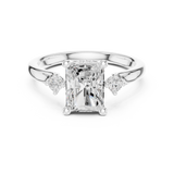Gold Ring DDLR-974, White Gold, view 4