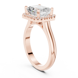Gold Ring DDLR-332, Rose Gold, view 1