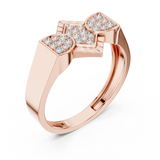 Gold Ring LR-01 (3), Rose Gold, view 2