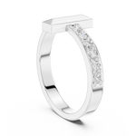 Gold Ring SBMR(3), White Gold, view 1