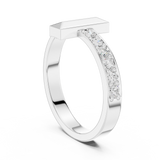 Gold Ring SBMR(3), White Gold, view 1