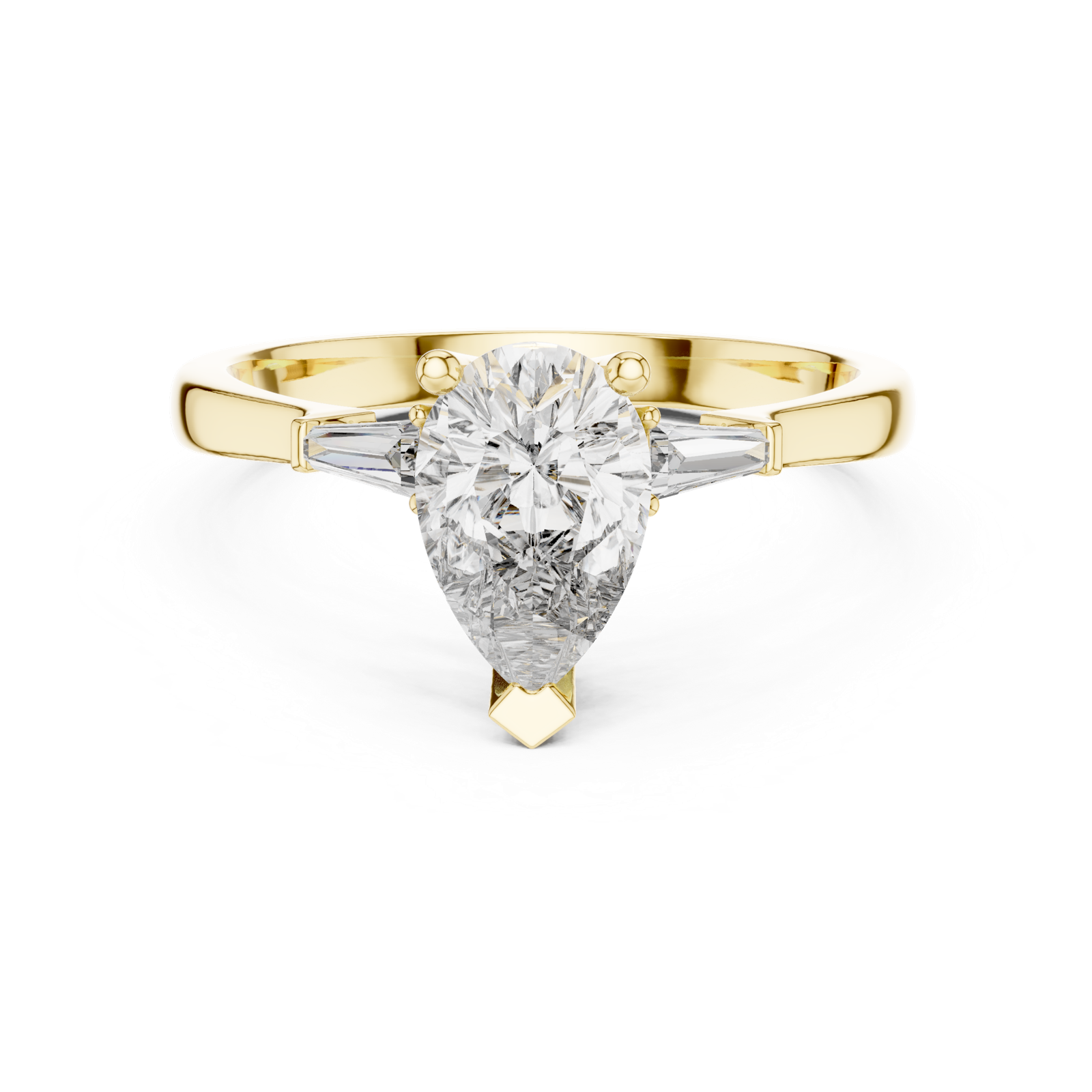 Gold Ring 00001L (33), Yellow Gold