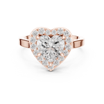 Gold Ring DDLR-360, Rose Gold, view 4
