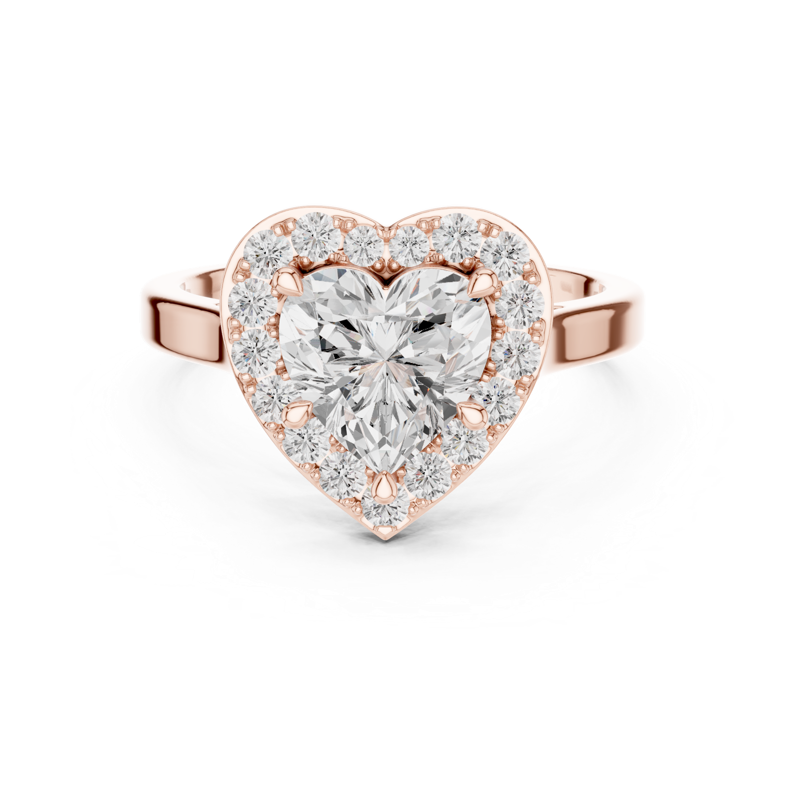 Gold Ring DDLR-360, Rose Gold, view 4