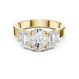 Gold Ring DDLR-1063, Yellow Gold, view 4