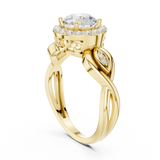 Gold Ring DDLR-821, Yellow Gold, view 1