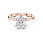 Gold Ring DDLR-987, Rose Gold, view 4