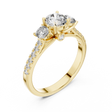 Gold Ring LR-0033, Yellow Gold, view 2