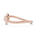 Gold Pendant 9-10056L, Rose Gold, view 3