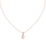 Gold Pendant GPD-0062, Rose Gold, view 4