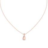 Gold Pendant GPD-0062, Rose Gold, view 4