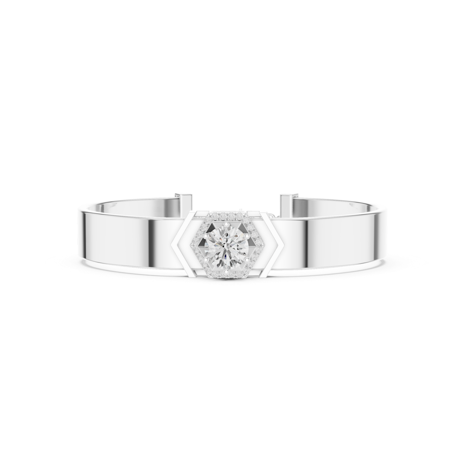 Gold Bracelet SBMB (6), White Gold